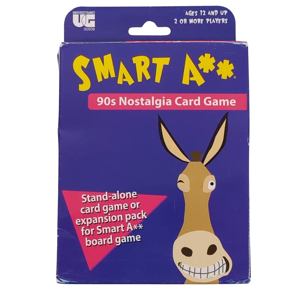 Smart A** 90s Nostalgia Card Game Expansion Stand Alone NEW Sealed Box Wear